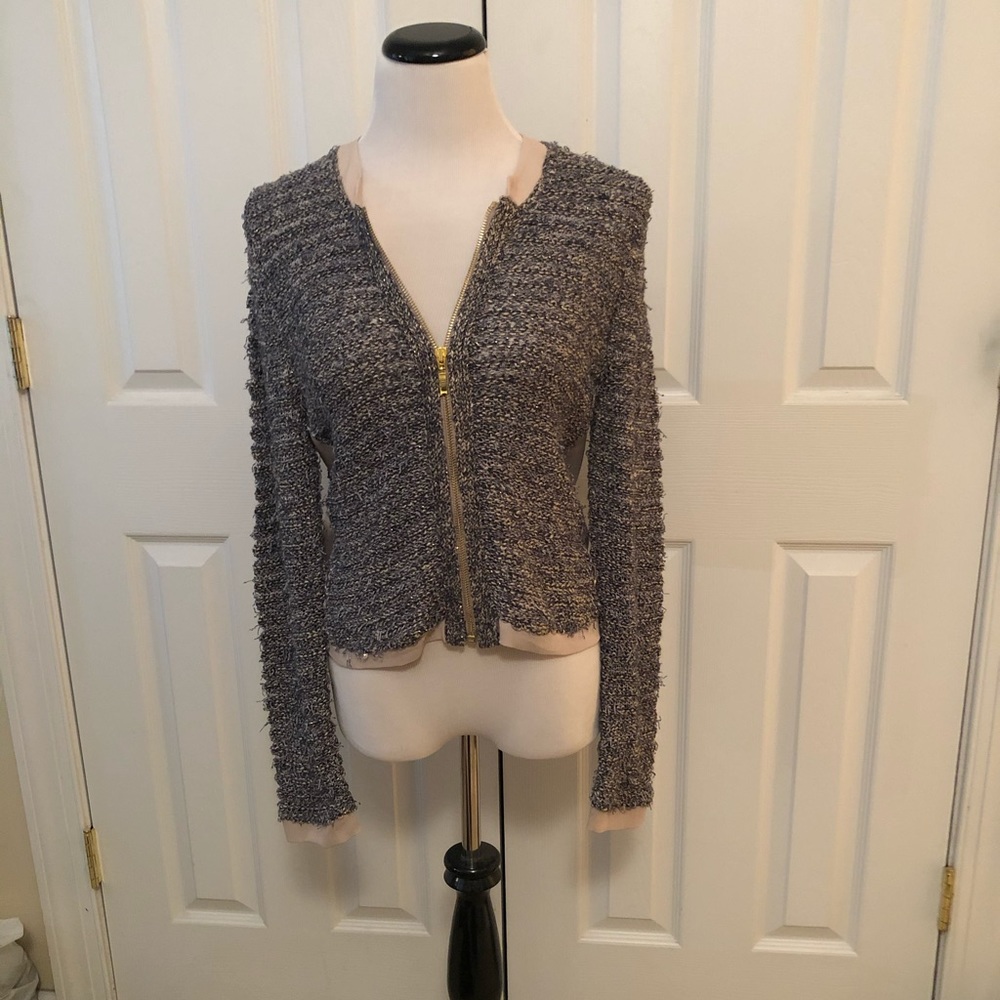 Sweater, zip up Chico’s